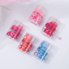 5 шт. губка для макияжа милые косметические сухие и влажные двойного назначения пудра слоеные косметические инструменты для лица гладкая горячая Распродажа