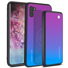 Магнитный чехол для беспроводного зарядного устройства для samsung Galaxy Note 10, чехол для аккумулятора 5000 мАч, Расширенный корпус PowerBank для samsung Note 10 Plus