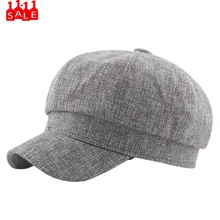 Мягкий флок удобный Ретро берет твид унисекс модные женские шапки осень/Зима Винтаж сплошной цвет Кепка Открытый солнце берет czapka# ZB