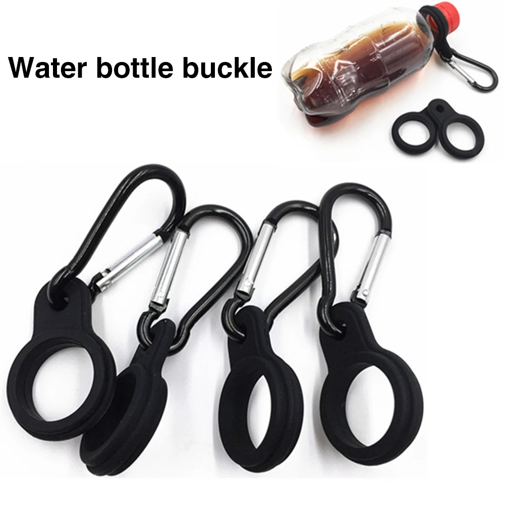 Silicone Water Bottle Buckle Portable Kettle Carabiners with Hanging D-Ring  Keychain Hook for Traveling Camping Hiking Daily Use - AliExpress