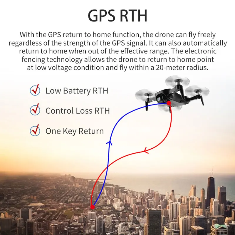 ZWN X12 Anti-shake 3 Axis Gimble GPS Drone with WiFi FPV 4K HD Camera Brushless Motor Foldable Quad