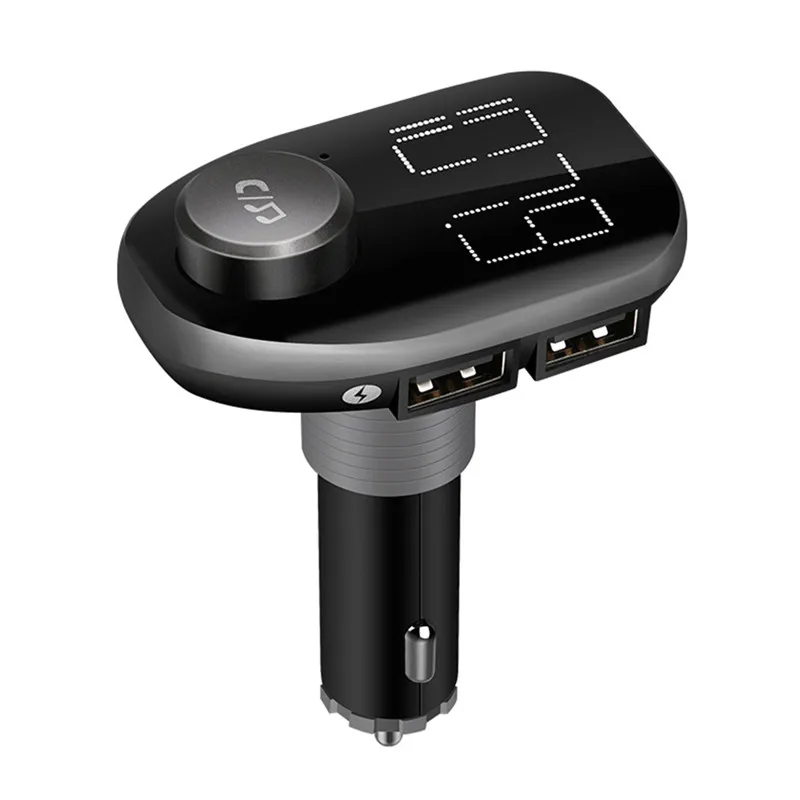 Универсальный беспроводной Bluetooth Автомобильный MP3-плеер с функцией громкой связи, автомобильное зарядное устройство с двумя usb-портами 3.1A, автомобильный fm-передатчик, автомобильный комплект