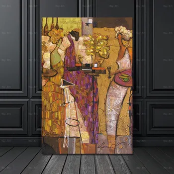 

Canvas Painting Abstract canvas painting on figure picture Nordic Abstract Hope Decor Living Room No Frame Wall art Pictures