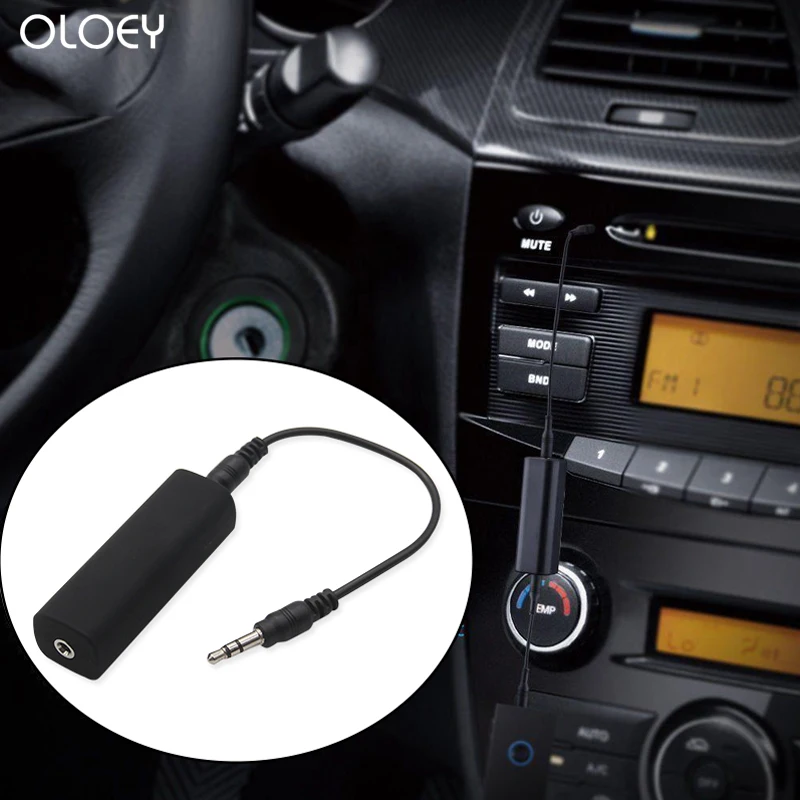 

3.5mm Audio Cable Anti-interference Ground Loop Noise Isolator Cancelling Reducer Filter Killer for Car Audio Home Stereo System