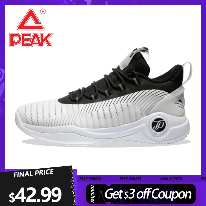 

PEAK Tony Parker knight Basketball Shoes Outdoor Non slip Men Sports Shoes Wearable P-MOTIVE Cushion Rebound Breathable Sneakers
