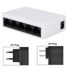 50/60Hz SF50-5 100M сетевой коммутатор Hub адаптер переключатель 10 Мбит/с/100 Мбит/с/1000 Мбит сетевой концентратор