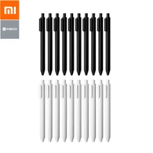 10 шт. оригинальная ручка Xiaomi Mijia Kaco 0,5 мм гелевая ручка для подписи, прочная ручка для подписи, заправка гладкого письма, умный дом