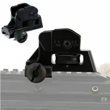 Ohhunt Охота Тактический съемный компактный резервный Железный задний прицел с полной регулировкой ветра/высоты