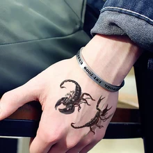 Unisex 3D Stereo naklejki z tatuażami Halloween Decor rekwizyty tymczasowe naklejki z tatuażami straszny pająk skorpion Mosquito fałszywe tatuaże tanie tanio Y W F CN (pochodzenie) Tattoo Stickers