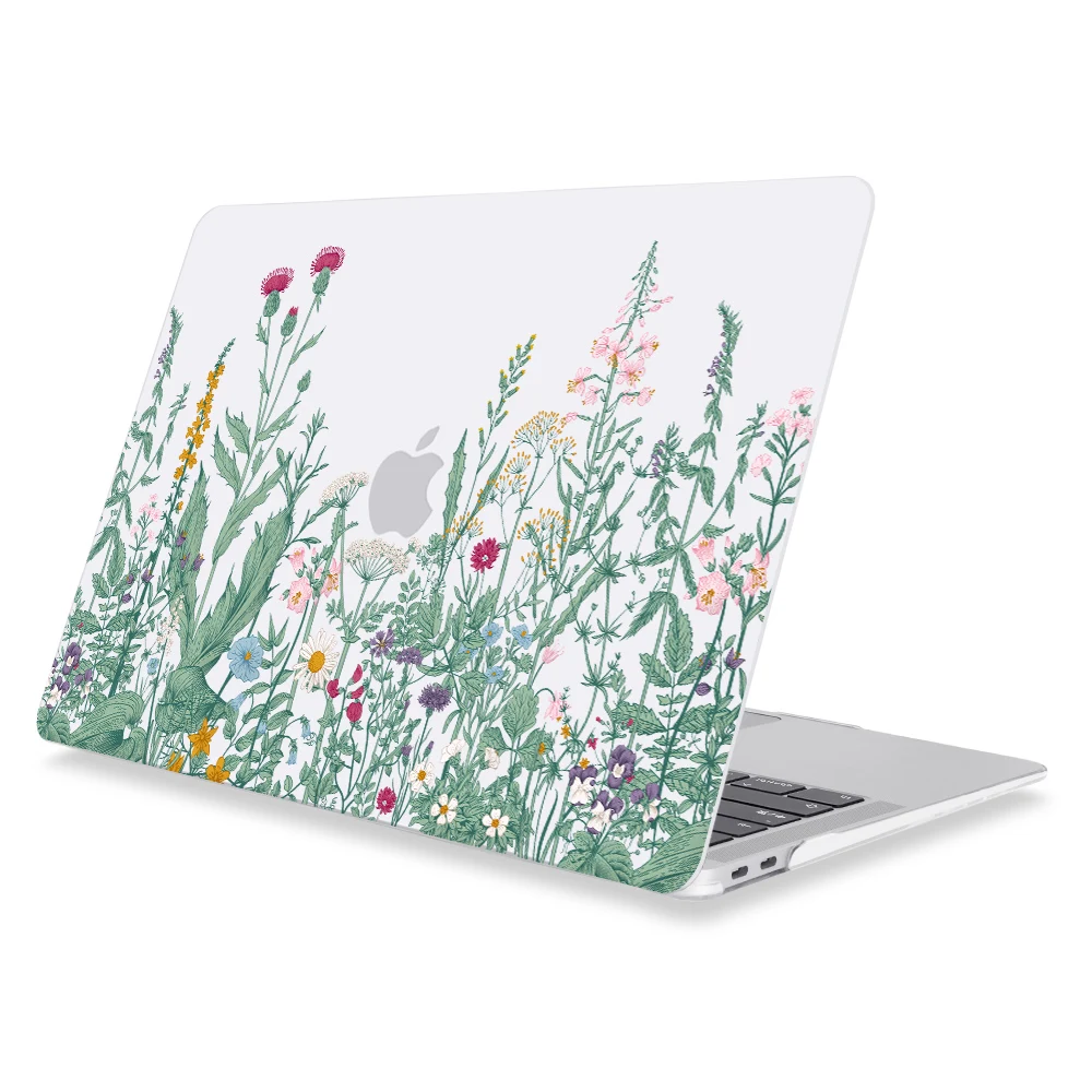 Flower Matte Impresso Estojo rígido de plástico