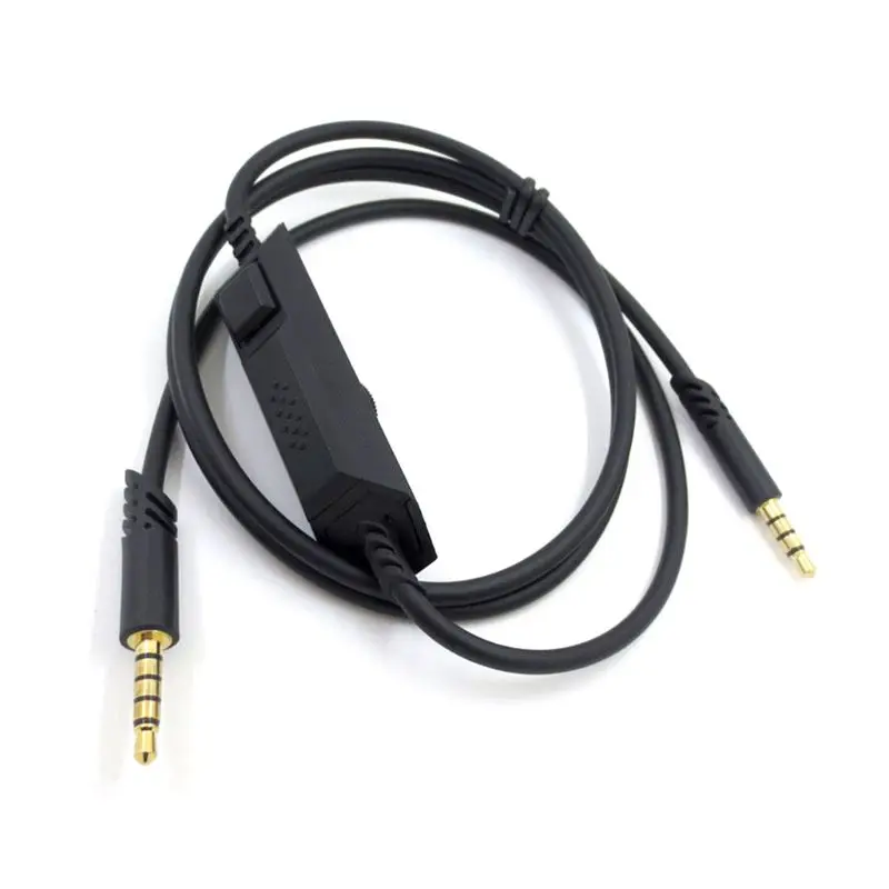 Черный аудио кабель для наушников для logitech Astro A10 A40 G233 G433 игровая гарнитура проводные наушники аудио кабель