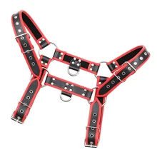 Мужское тело ремни нагрудный ремень из искусственной кожи сексуальное облегающее платье вечернее платье костюм