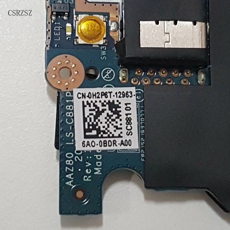 Оригинальный новый для Dell ноутбук USB Порты и разъёмы SD кард ридер IO монтажная