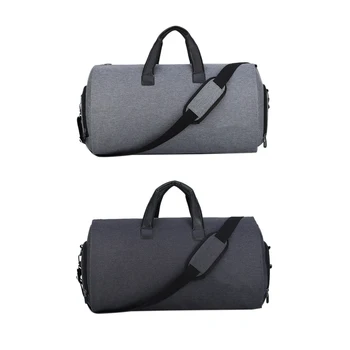 

Garment Travel Bag with Shoulder Strap Duffle Bag Carry on Hanging Suitcase Clothing Business Bag Multiple Pockets