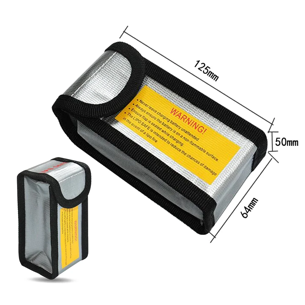 Sac De Sécurité Pour Batterie Portable, étanche Et Arrang, Pour Avion RC, Hélicoptère FPV, Importateur De Course, 185x75x60mm