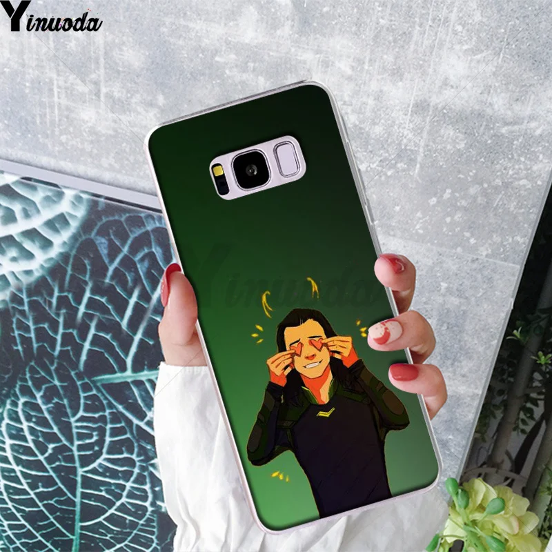 Yinuoda герой Marvel Локи пользовательские фото мягкий чехол для телефона для samsung S9 S9 плюс S10 S6 S6edge S10plus S7 S7edge S8 S8plus