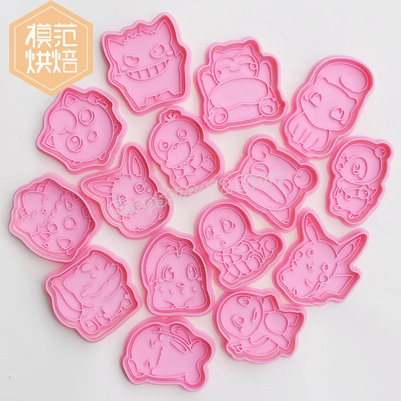 Pokemon Frost Sugar Biscuit Press Mold Pikachu Cookie Household Container Bakeware Cake Cools Baking Accessories | Игрушки и хобби