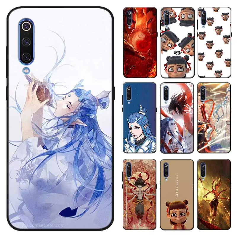 Cute Cartoon Nezha for xiaomi mi 10 pro 9 9t se 8 pocophone f1 mix 3 Soft silicone Cover Phone Case |