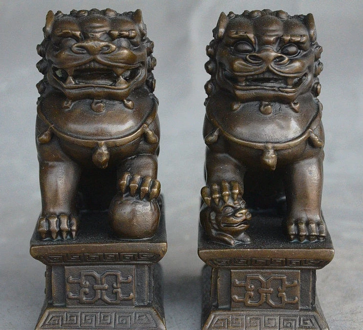 Ancient Chinese Pug Statue