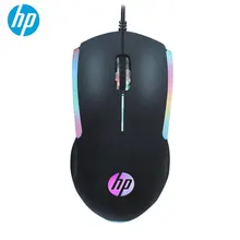 Рекламный подарок RGB Мышь hp USB Проводная игровая мышь M160 оптическая dpi 1000 3D эргономичная геймерская мышь для компьютера ноутбука