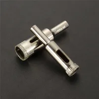 Scie cloche revêtue de diamant, jeu de forets, outils pour carreaux, verre de marbre, 3mm, 4mm, 5mm, 6mm, 7mm, 8mm, 9mm, 10mm, 11mm, 12/14mm, 11 pièces, ensemble 6