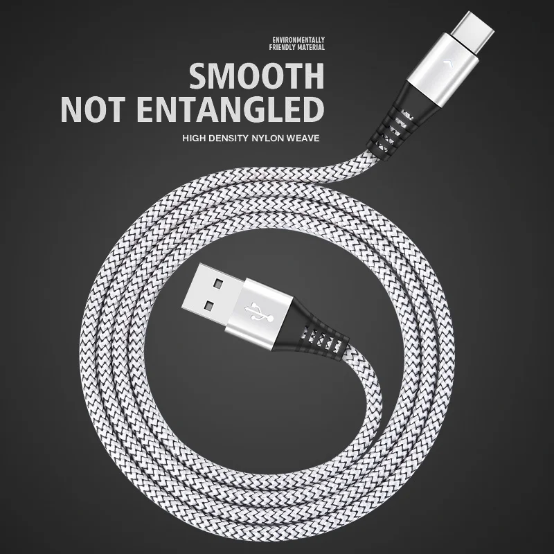 Кабель HANNORD USB Type C кабель для быстрой зарядки и синхронизации данных 1 2 А