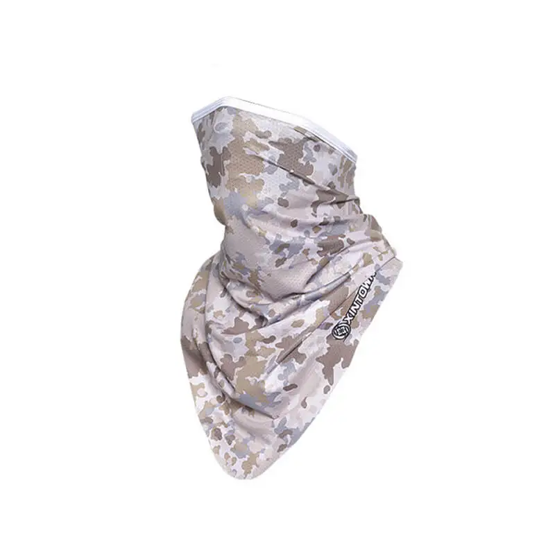 

1pcs Breathable Ice Silk Anti-UV Neck Cover Scarf Cycling Sweat Absorption Face Mouth Cover Motorcycle Bandana Hiking Camping