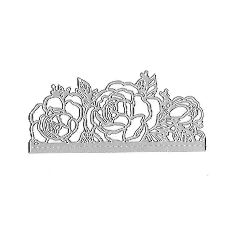  Rose Flower Cutting Die Scrapbooking Craft Metal Die Cut for DIY Paper Cards Album Making Decorativ - 4.00011E+12