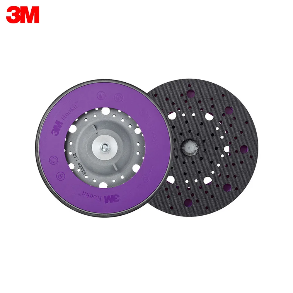 3M Оправка Hookit Blue жесткая 5/16 Rupes 150 мм с мультипылеотводом 51122 | Инструменты