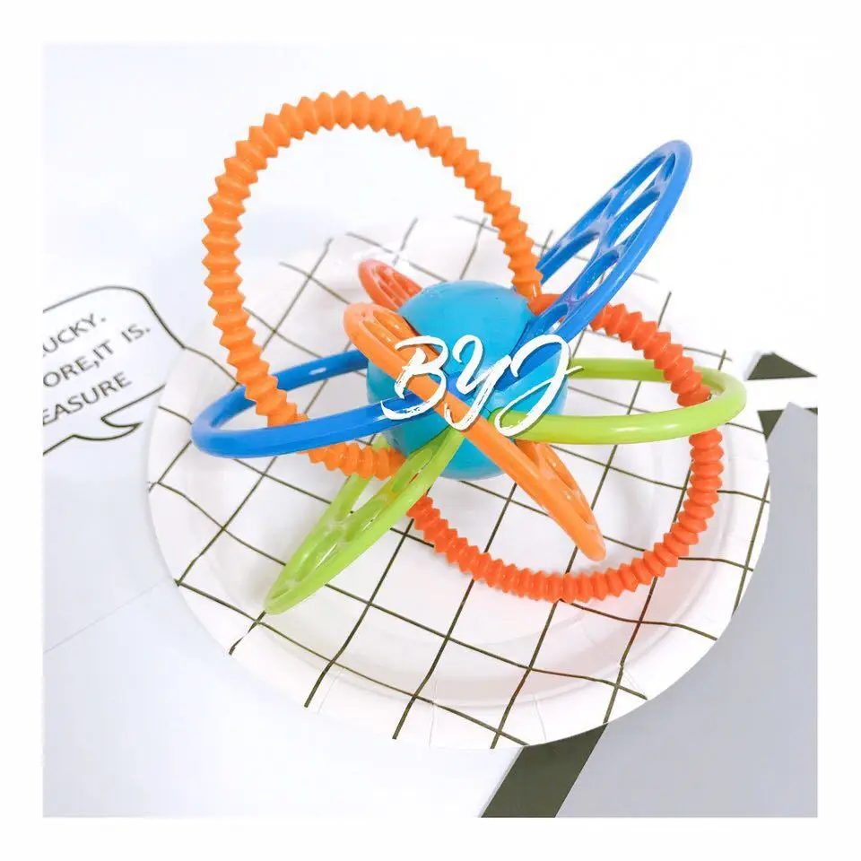 Oball Teether Ball Small Magic Teether Ball Baby CHILDREN'S Flexible Hand Ball