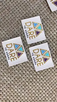 

Custom Logo / Custom Design Garment Clothing Tag / Woven Label / main label / damask label