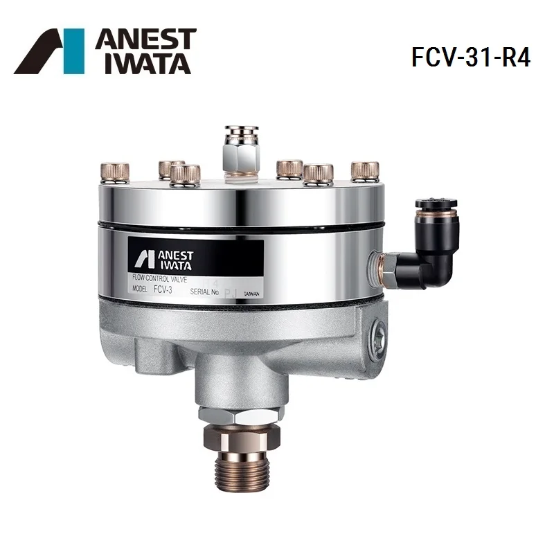 

IWATA FCV-31-R4 Flow Control Valve, Ratable Fluid Regulator,Small volume, Low Pressure Output With Dump Valve Function