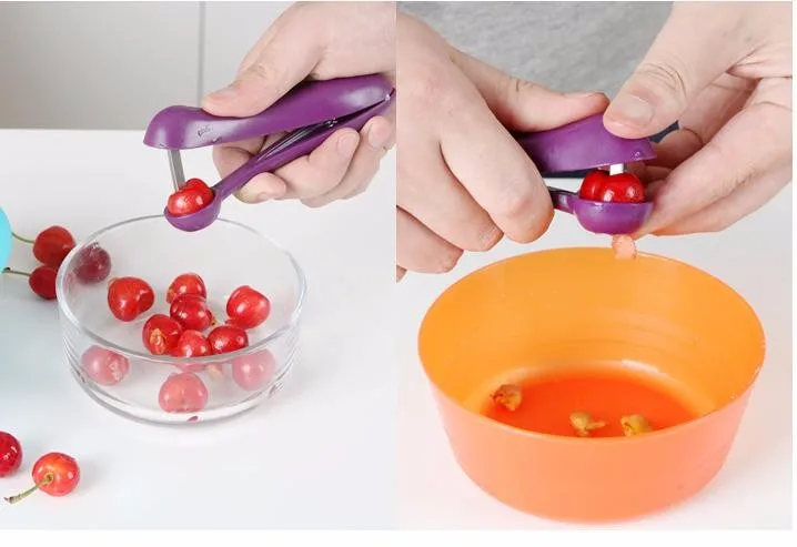 

5'' Pitter Remover Cherry Fruit Kitchen Olive Core Gadget Stoner Remove Pit Tool Seed