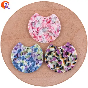 

Cordial Design 50Pcs 34*37MM Jewelry Making/Earring Findings/Acetic Acid Bead/Round Coin Shape/DIY/Hand Made/Earring Accessories