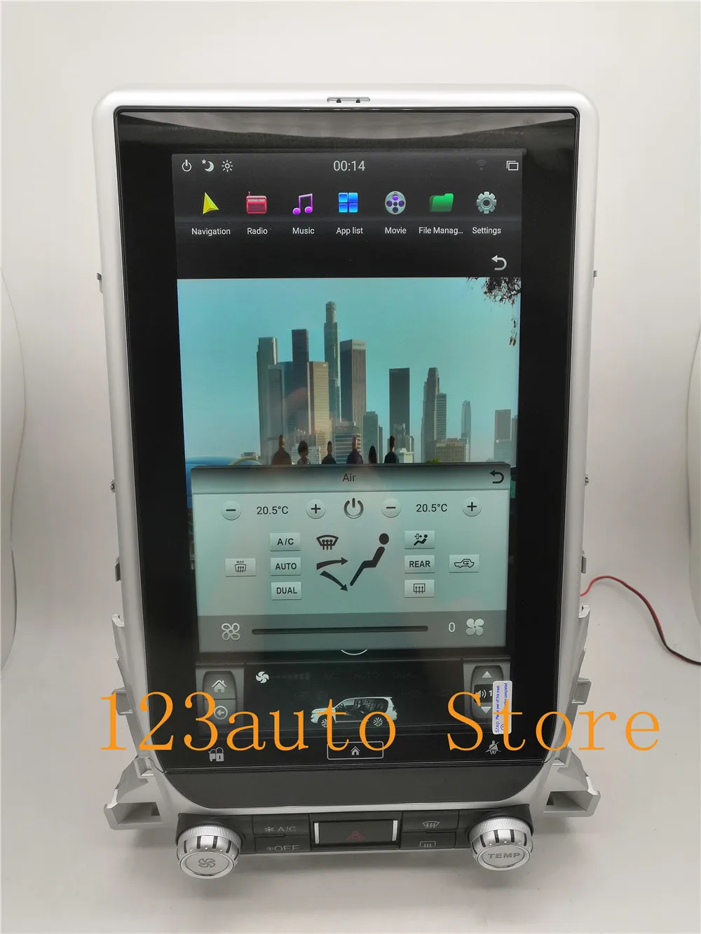 13,6 дюймов вертикальный Tesla стиль Android 8,1 автомобильный DVD gps плеер мультимедиа для Toyota Land cruiser LC200 ips