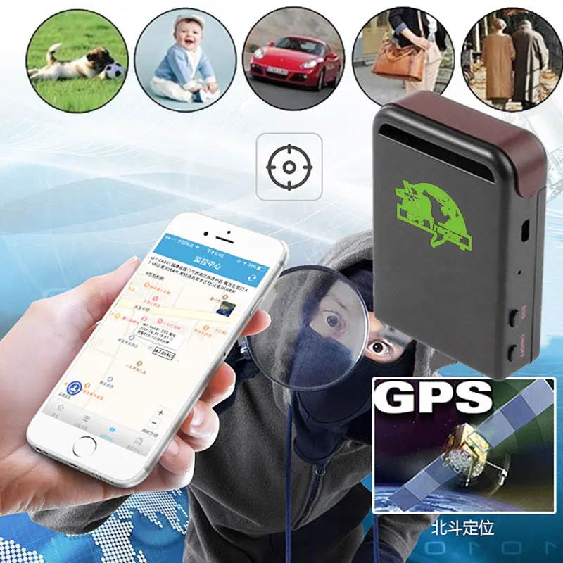 102-NANO Мини Автомобильный gps трекер TK102 перезаряжаемый портативный точный