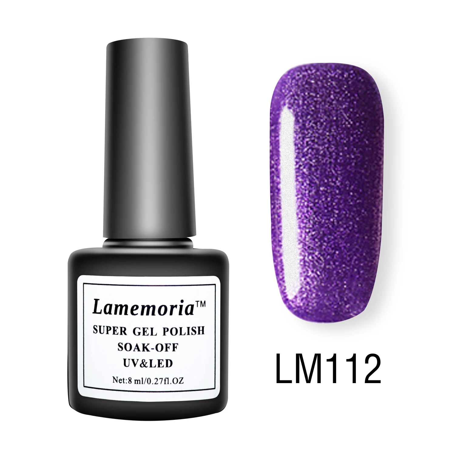 Lamemoria, 8 мл, Гель-лак для ногтей, лак для маникюра, УФ, 144 цветов, Vernis, Полупостоянный Гибридный гвоздь, гель, лак, основа для грунтовки - Цвет: LM112