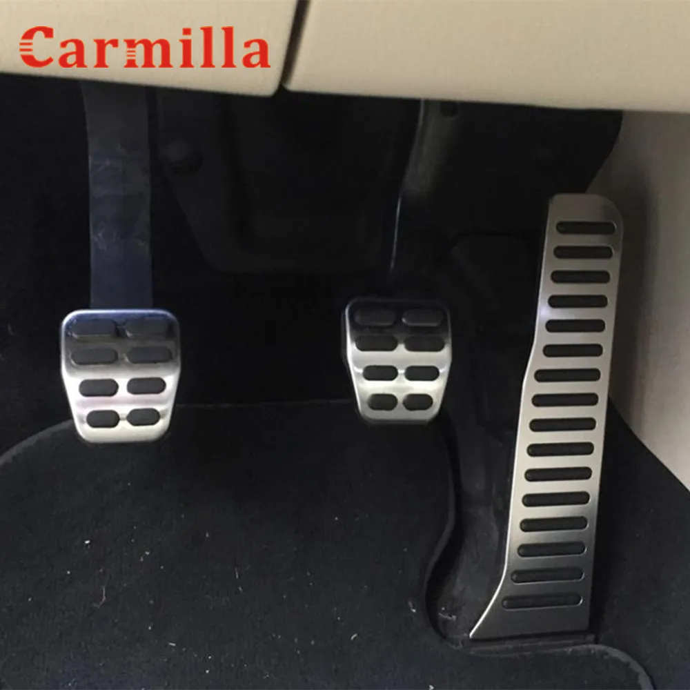 Автомобильные педали Carmilla RHD LHD Защитные чехлы для педалей VW Golf 5 6 CC Passat B6 B7 Tiguan