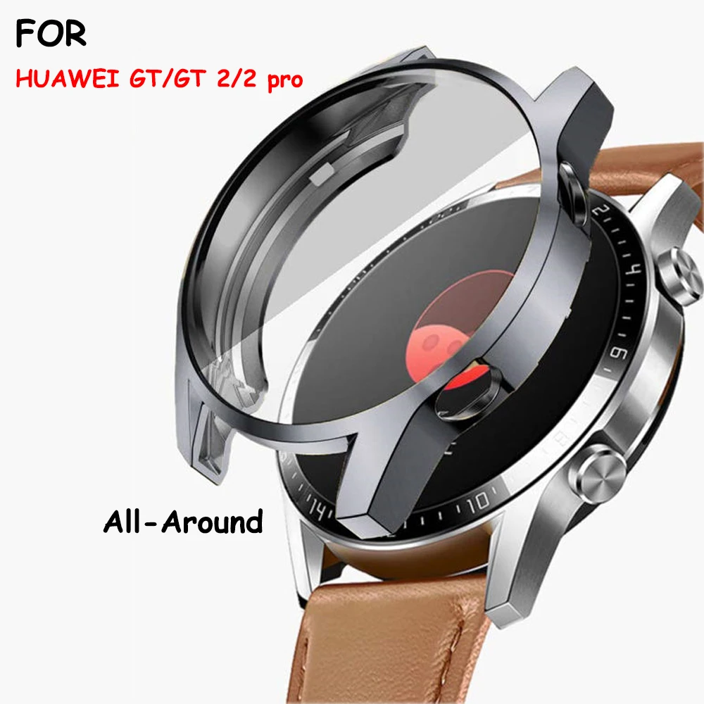 Huawei watch GT чехол для huawei watch gt ремешок чехол Мягкий ТПУ покрытие все вокруг Защитный чехол оболочка умные часы аксессуары M25