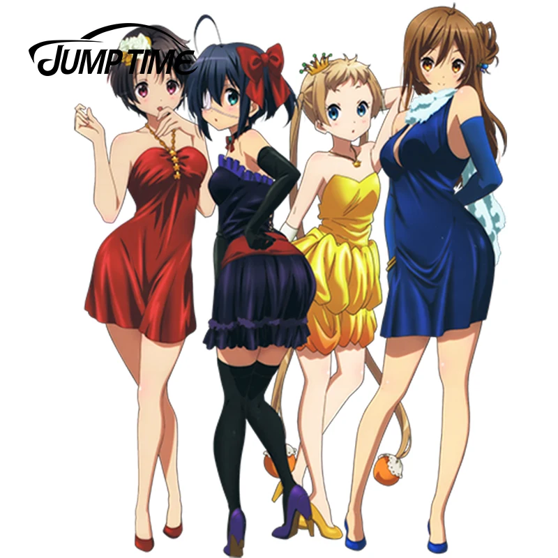Автомобильный Стайлинг JumpTime 13 см x 10 сексуальная девушка Chuunibyo Demo Koi ga Shitai аниме