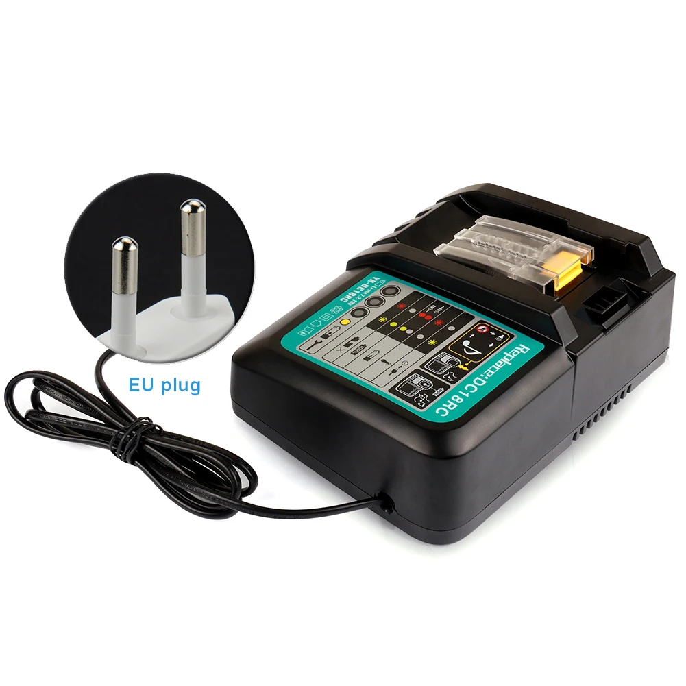 

Professional Fast Charge Tool Power Accessories Charger Electric Current DC18RCT Practical 18V Li-ion Battery For Makita BL1830