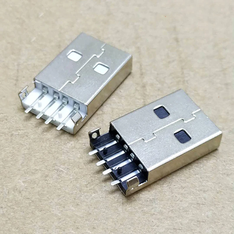 10 шт./лот USB 2 0 Мужской Тип PCB разъем 180 градусов SMT AM 4pin мужской | Обустройство дома