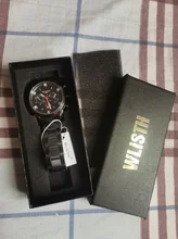 WLISTH-Relojes de pulsera de cuarzo para hombre, pulsera de acero inoxidable, resistente al agua, luminoso, con abertura para fecha, 30M