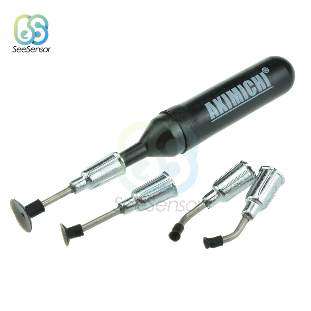 SMD IC Vacuum Sucking Pen Picker Pick Hand Tool 4 Suction Headers for MT-668 