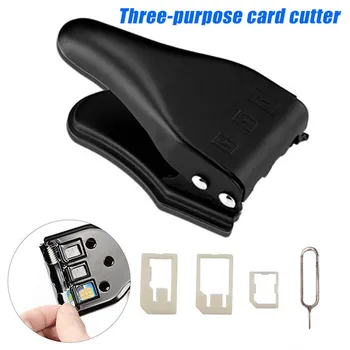 

3 In 1 Micro/Standard to Nano SIM Card Cutter Tool for Apple iPhone 6/7/8 Samsung KQS8