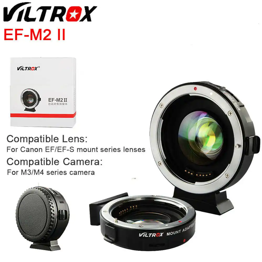 VILTROX EF M2 II усилитель скорости Автофокус 0.71x диафрагма Fucal редуктор для объектива