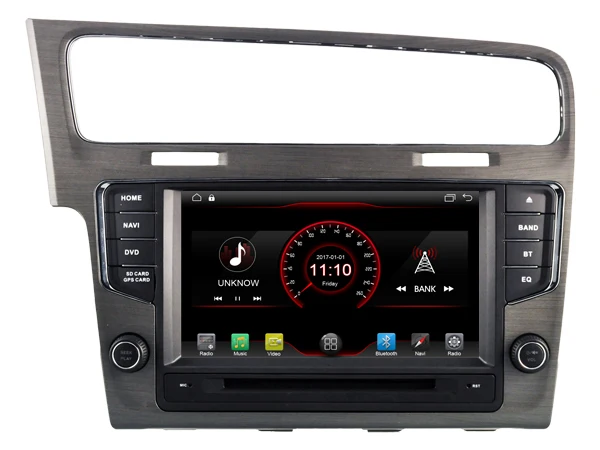 NaweiGe 7 дюймов Android четырехъядерный MTK 9,1 2+ 16 ГБ Автомобильный dvd для VolksWagen GOLF B7 Авторадио gps навигация автомобильный мультимедийный проигрыватель