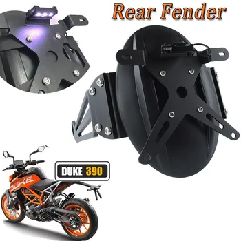 

For KTM Duke 390 RC 200 RC200 2013-2020 2017 2018 2019 Rear Mudguard Fender with License Plate Light Bracket Rack Holder Support