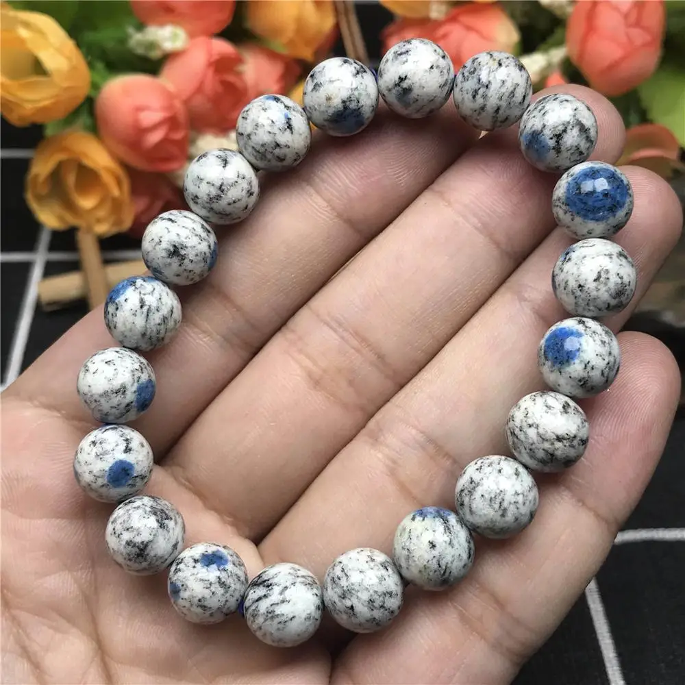 9mm Genuine Natural K2 Jasper Volcanic Stone Bracelet For Women Man Stretch Gemstone Crystal Round Beads Fashion Jewelry AAAAA