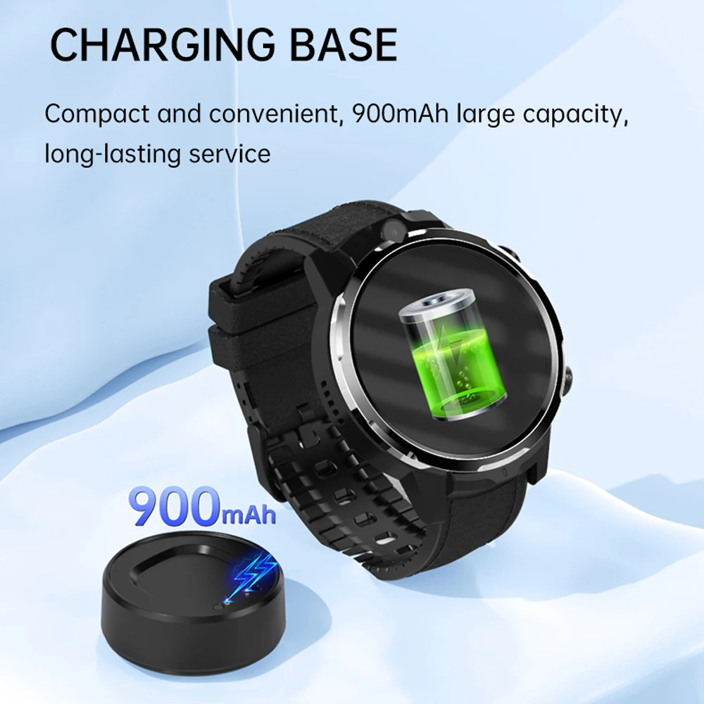 US $228.39 2021 Newest 4G WIFI Smart Watch 4GB64GB MT6739 Quadcore 125GHz SIM Card 800mAh 5MP Dual Cameras GPS Sports Tracker Smartwatch